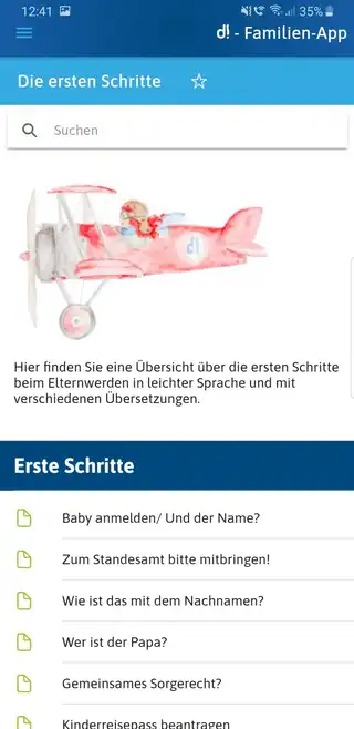 Broschüren-Beispiel in der App